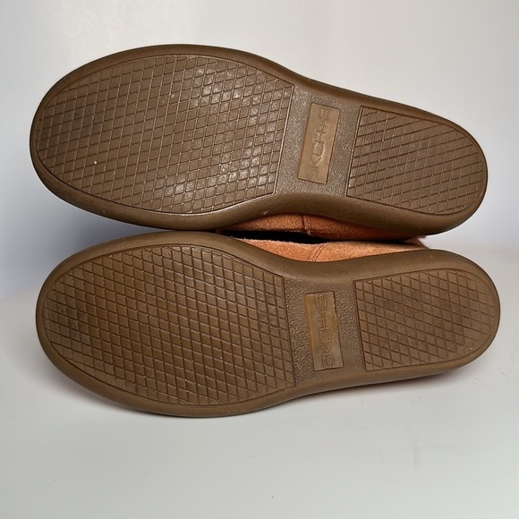 SKETCHERS SKCH+3 suede leather fringe western cowgirl boho hidden wedge boots - Picture 5 of 7